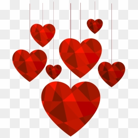 Decorative Hearts Clipart Jpg Library Library Hanging, HD Png Download - ace of hearts png
