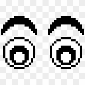 8 Bit Boo Mario, HD Png Download - surprised eyes png