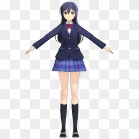 Transparent Umi Sonoda Png - Nico Yazawa 3d Model, Png Download - umi sonoda png