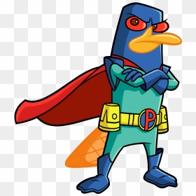 Phineas And Ferb Mission Marvel Perry , Png Download - Perry The Platypus Marvel, Transparent Png - phineas and ferb png