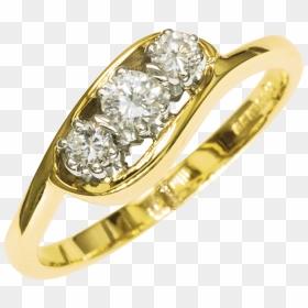Ladies Shipton And Co Exclusive 9ct Yellow Gold Scroll - Pre-engagement Ring, HD Png Download - gold scroll png