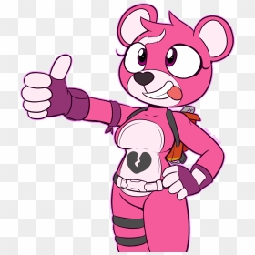 Funny Bear Giving The Thumbs Up - Sexy Cuddle Team Leader Fortnite, HD Png Download - fallout thumbs up png