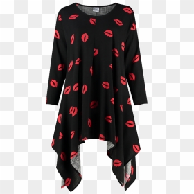 Polka Dot, HD Png Download - red lipstick png