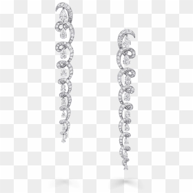 Earrings, HD Png Download - silver swirl png