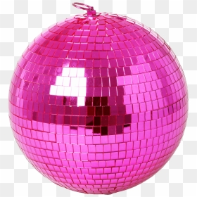 Pink Disco Ball Png, Transparent Png - mirror ball png