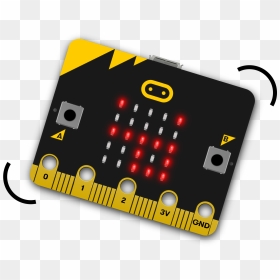 Bit Being Shaken And Showing A Silly Face On Its Led - Micro Bit Code Games, HD Png Download - silly face png
