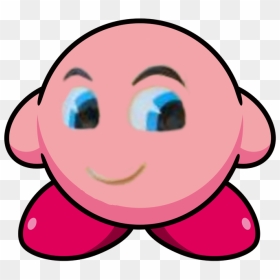 #big Kirby - Nintendo Kirby, HD Png Download - kirby face png