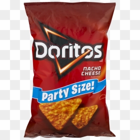 Doritos Nacho Cheese Party Size, HD Png Download - doritos chip png