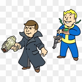 Nukapedia The Vault - Fallout Vault Boy Style, HD Png Download - fallout thumbs up png