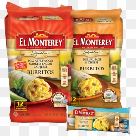 Breakfasts For Kids - El Monte Breakfast Burritos, HD Png Download - breakfast burrito png