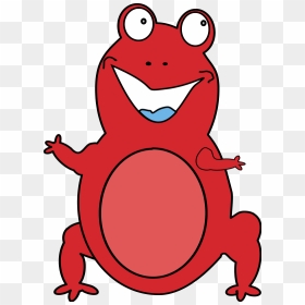Transparent Cartoon Frog Png - Clipart Red Frog, Png Download - cartoon frog png