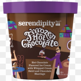 Pints-mockup Noshadow Fhc - Serendipity Frozen Hot Chocolate Ice Cream 16z, HD Png Download - whip cream png
