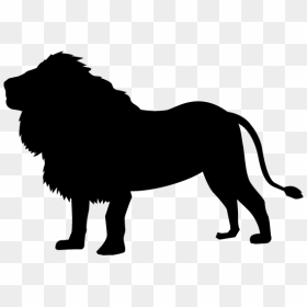 Lion Png Download - Silhouette Lion Png, Transparent Png - lion emoji png