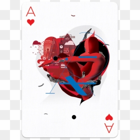 Unique Ace Card, HD Png Download - ace of hearts png