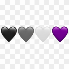 Asexual Flag Hearts - Asexual Hearts, HD Png Download - ace of hearts png