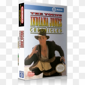 Nes Young Indiana Jones Chronicles Retail Game Cover - Young Indiana Jones Chronicles Nes, HD Png Download - nintendo seal of quality png