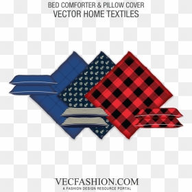 Bed Comforter And Pillow Cover - Tartan, HD Png Download - comforter png