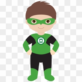 Candy Bag Template Green Lantern Superhero Baby Shower, - Superhero Clipart Green Lantern, HD Png Download - green lantern mask png