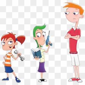 Gender Swapped Phineas Ferb Disney Gender Swap Phineas - Family Guy Gender Swap, HD Png Download - phineas and ferb png