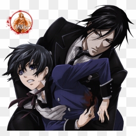 Ciel Phantomhive Sebastian Michaelis Youtube Black - Black Butler Ciel Und Sebastian, HD Png Download - sebastian michaelis png