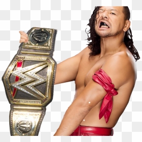 Wwe Shinsuke Nakamura Wwe Champion Png, Transparent Png - curtis axel png