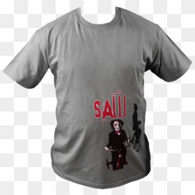 Saw T Shirt, HD Png Download - jigsaw puppet png