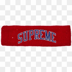 Transparent Supreme Headband - Carmine, HD Png Download - supreme headband png