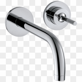 Single Lever Basin Mixer For Concealed Installation - Wall Mounted Hansgrohe Taps, HD Png Download - toilet top view png