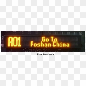 Led Display, HD Png Download - bus stop sign png