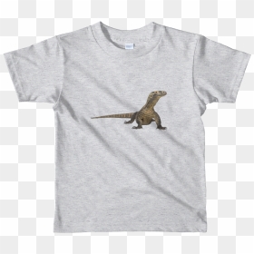 Komodo Dragon Print Short Sleeve Kids T Shirt - T-shirt, HD Png Download - komodo dragon png