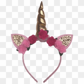 Unicorn Horn Headband - Transparent Unicorn Headband Png, Png Download - birthday horn png