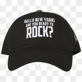 Genuine Fender "hello New York Are You Ready To Rock - Baseball Cap, HD Png Download - new york hat png