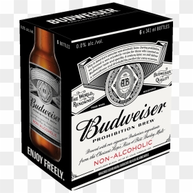 20728 Product Front - Prohibition Non Alcoholic Budweiser, HD Png Download - budweiser bottle png