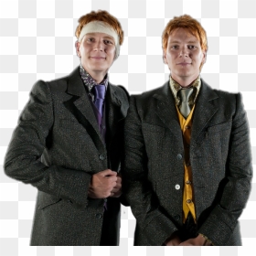 #fred #george #weasley #fredgeorgeweasley #fredandgeorgeweasley - Fred And George Weasley Deathly, HD Png Download - ron weasley png