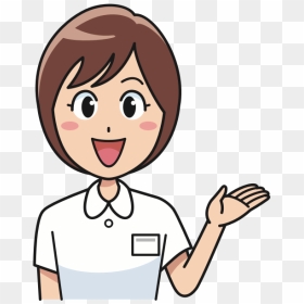 Lady With Hand Out - Doctor And Nurse Clipart, HD Png Download - hand out png