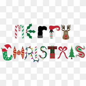 Christmas-merry - Christmas Art For Word, HD Png Download - charlie brown christmas png