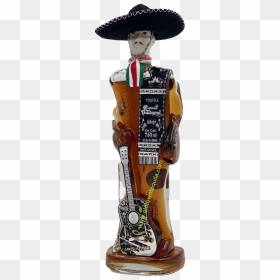 Riqueza Cultural Glass Charro Añejo Tequila 750ml - Figurine, HD Png Download - sombrero charro png