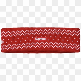 Supreme New Era Headband Black, HD Png Download - supreme headband png