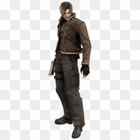 Leon Kennedy Resident Evil 4, HD Png Download - umbrella corporation png