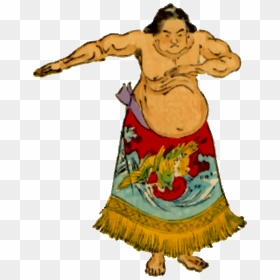 Sumo Belly Dancer Clipart , Png Download - Japanese Sumo Transparent, Png Download - belly dancer png