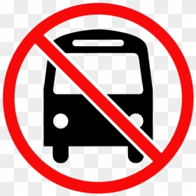 Symbol For No Bus Service - Bus Departure Logo, HD Png Download - bus stop sign png
