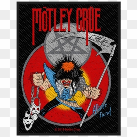Motley Crue Band Patch, HD Png Download - motley crue logo png