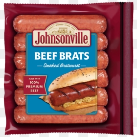 Beef-brats - - Johnsonville Beef Brats, HD Png Download - bratwurst png