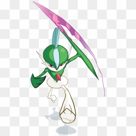 Poderes Do Gallade Pokémon , Png Download - Psycho Cut Pokemon Gallade, Transparent Png - gallade png