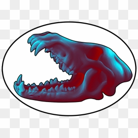 Transparent Wolf Skull Png, Png Download - wolf skull png