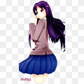 Oc Fanartdoki Doki Yuri - Anime, HD Png Download - yuri doki doki png