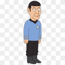 Spock Cartoon, HD Png Download - stewie png
