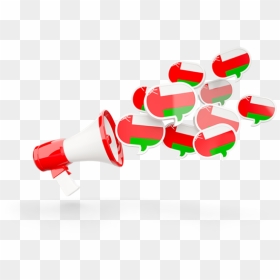 Download Flag Icon Of Oman At Png Format - Flag, Transparent Png - megaphone icon png