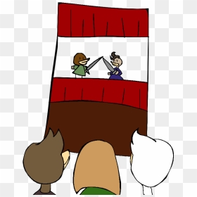 Della"s Puppet Show - Cartoon, HD Png Download - jigsaw puppet png