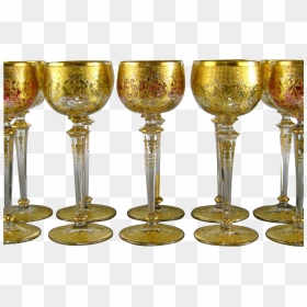 Gold Wine Glass Png - Gold Wine Glass, Transparent Png - wine glass clipart png